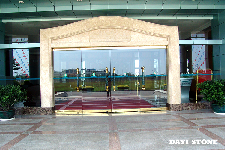 Sikver Beige Natural Marble Door Frame Set - Dayi Stone